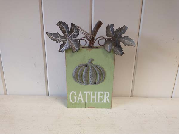 Wood Harvest Block Decor